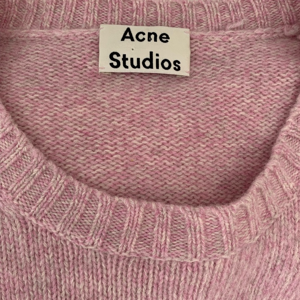 Acne Studios Pink Samara Wool Sweater size M - Picture 3 of 5